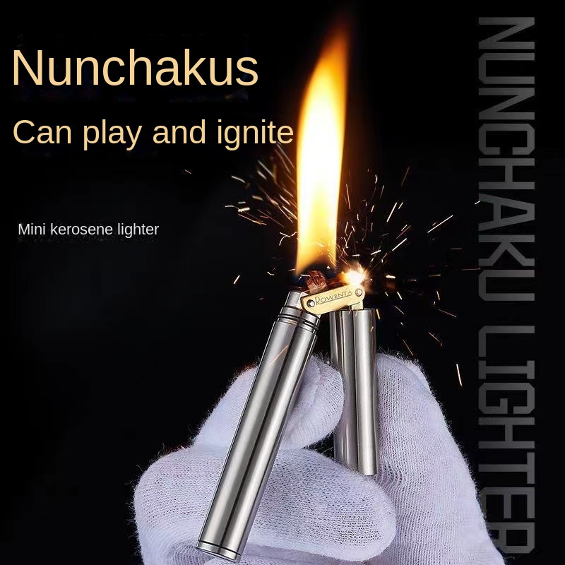 Compact New Brass Lighter Wind - đánh giá và giá Fire Starting Kit