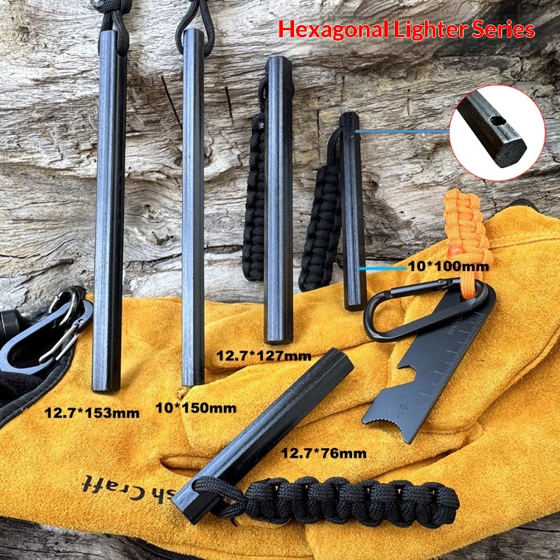 New Windproof Fire Starter, Po - đánh giá và giá Magnesium Fire Starter