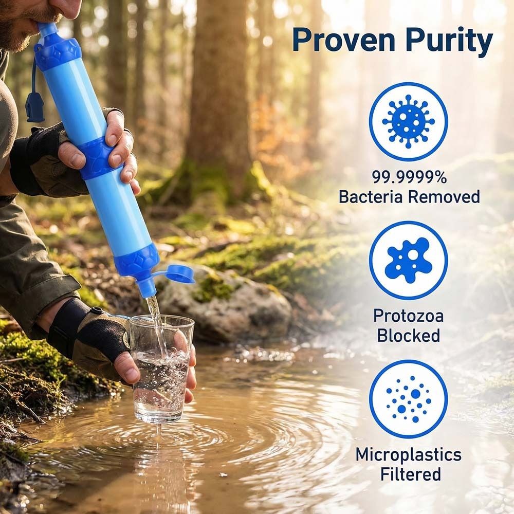 Mini Mini Water Filter Straw P - đánh giá và giá Water Purification Straw