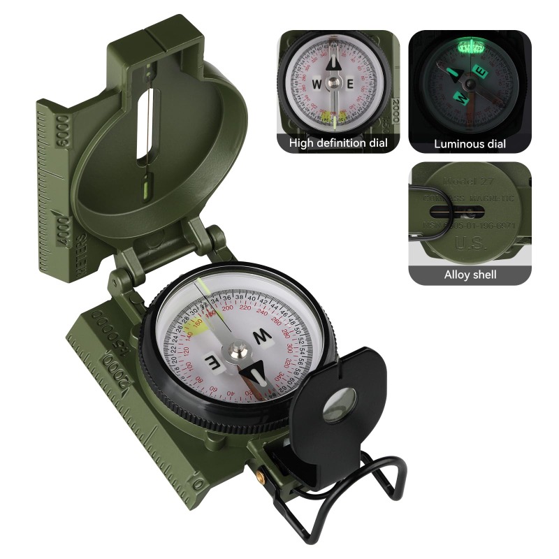 Compass Military Grade, Precis - đánh giá và giá Compass Lensatic